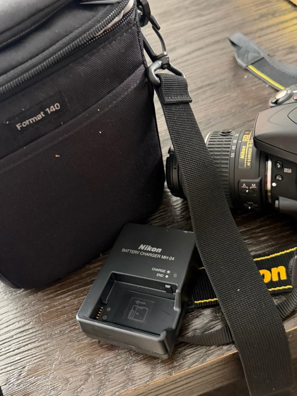 Nikon D3300 DSLR Camera in Black with Black 18-55mm Kit Lens